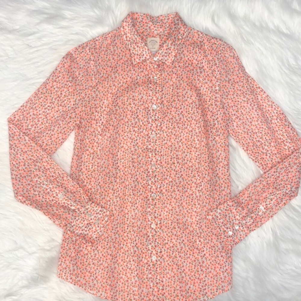 J crew shirt in liberty ditsy floral size 2 small